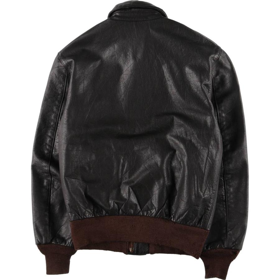 古着 A-2タイプ レザーフライトジャケット メンズXL相当 /eaa576295  