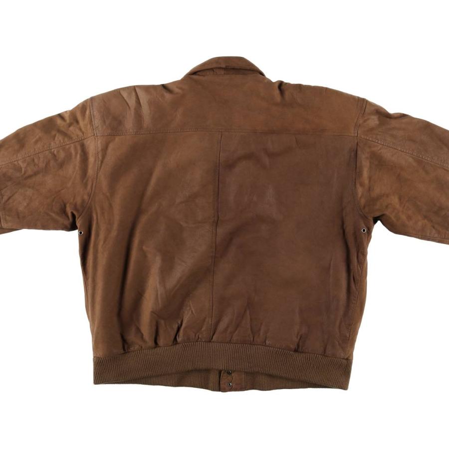 古着 ADA A-2タイプ レザーフライトジャケット メンズXL相当  