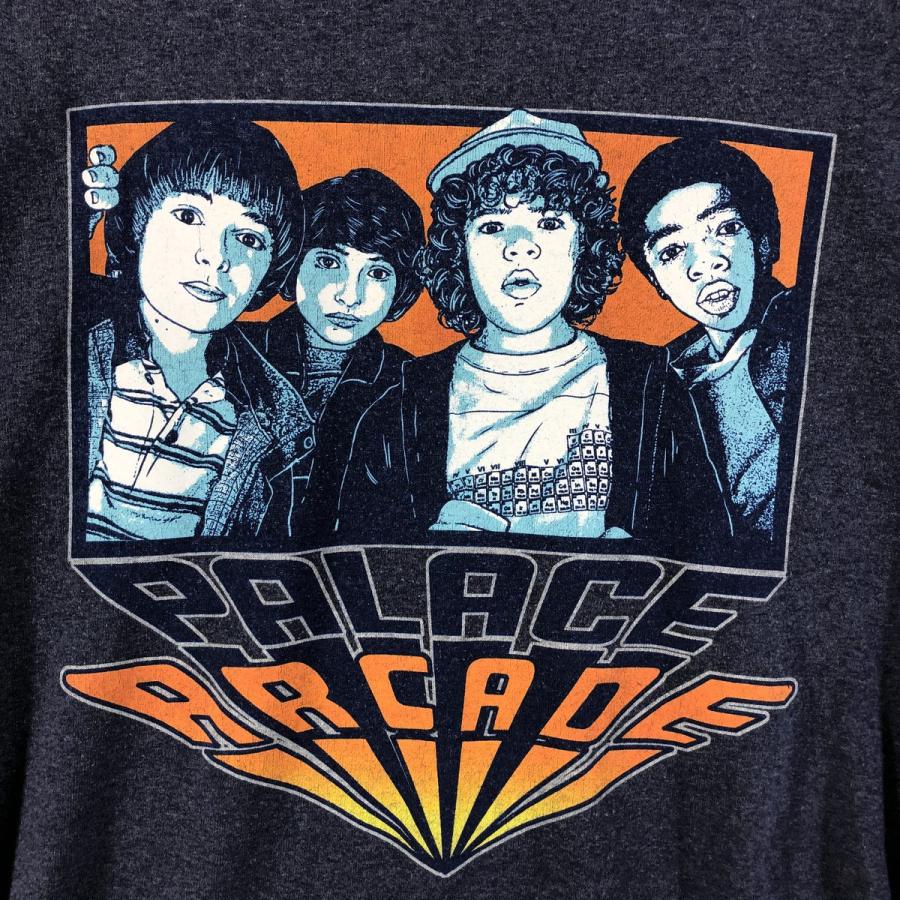 古着 STRANGER THINGS ストレンジャーシングス ロングTシャツ ロンT