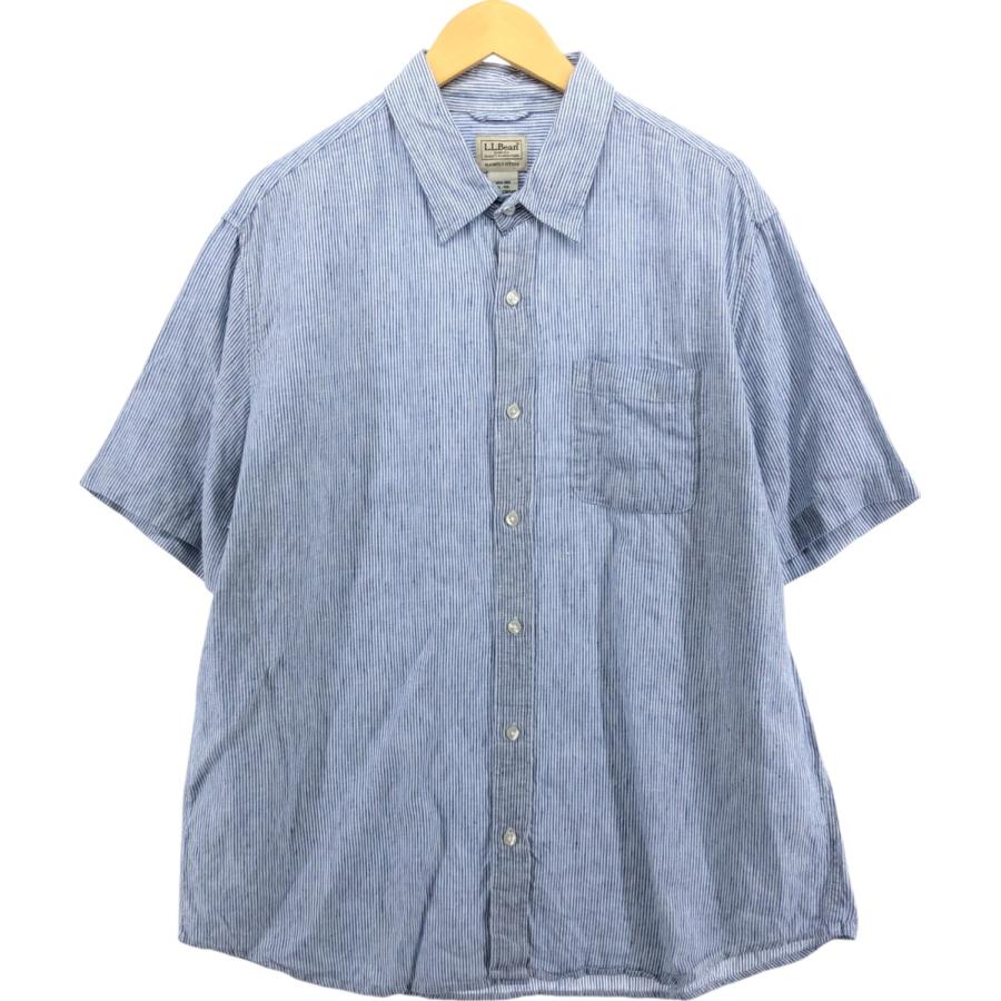 L.L.Bean 古着 エルエルビーン SLIGHTLY FITTED ストライプ柄
