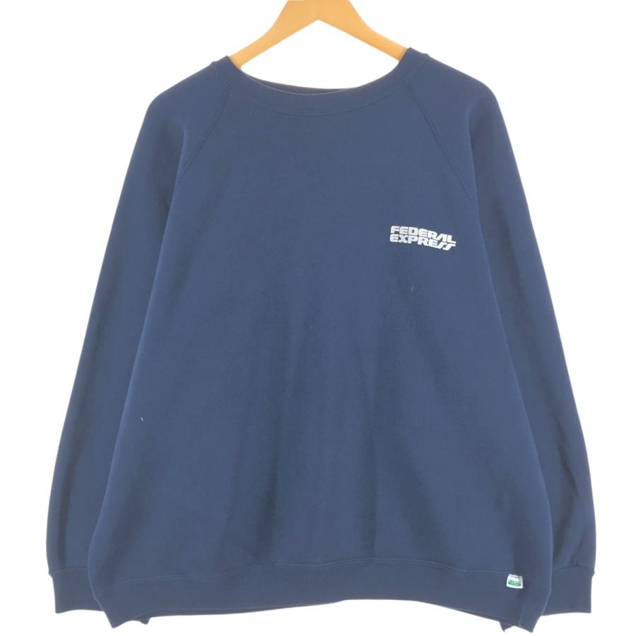 古着 90年代 DISCUS FEDERAL EXPRESS アドバタイジング スウェット