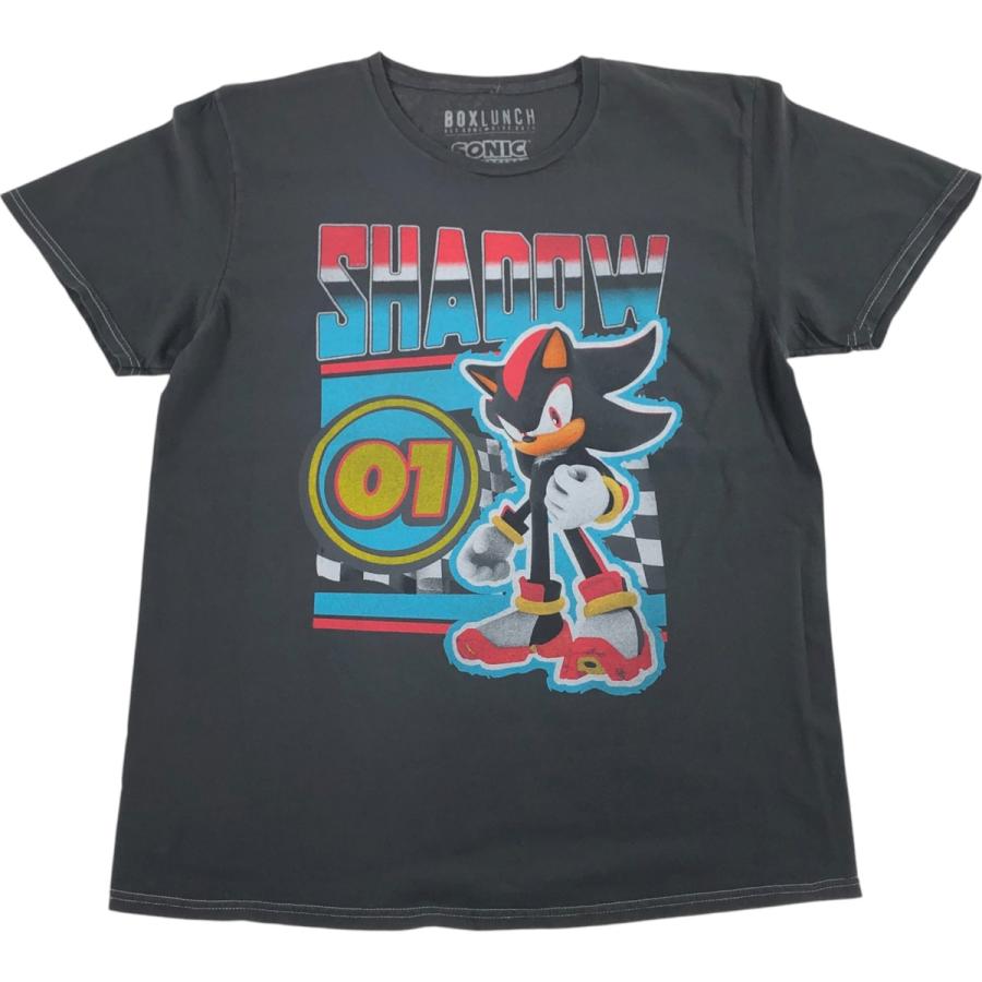 古着 SONIC ソニック シャドウ キャラクタープリントTシャツ メンズM