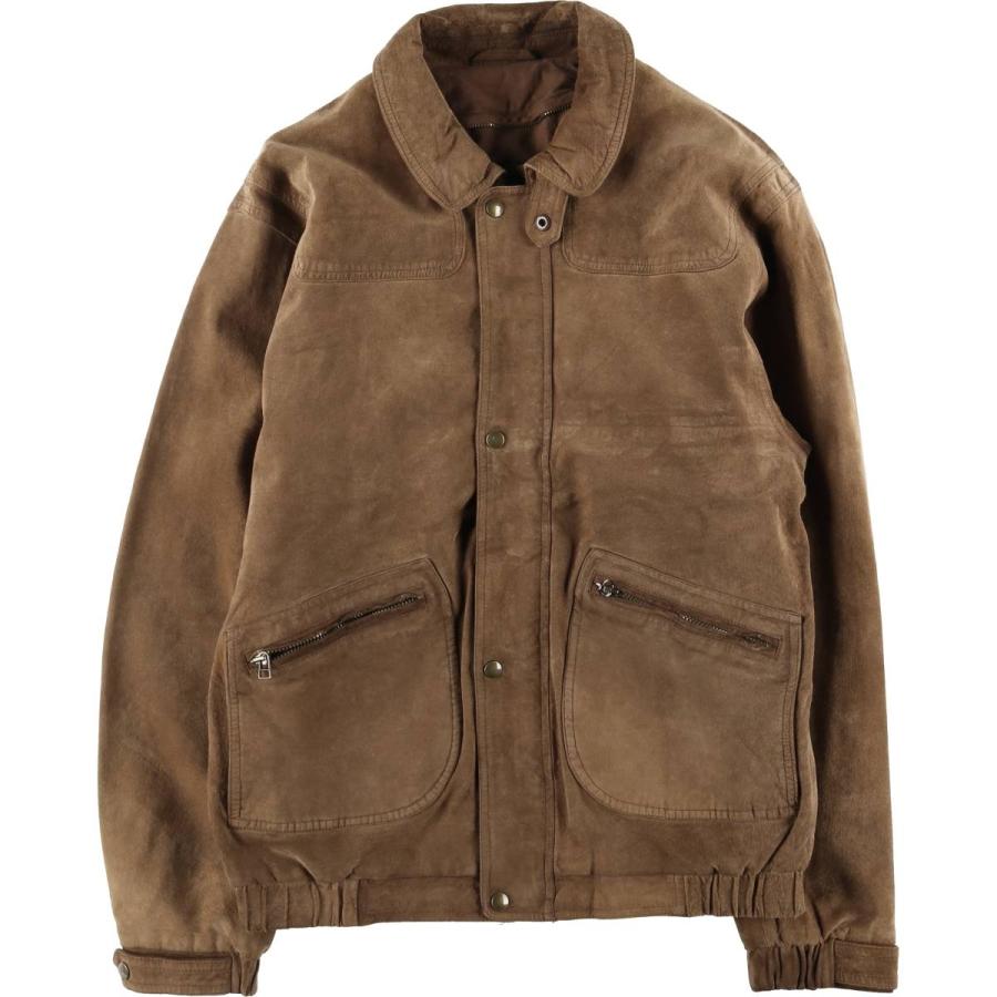 Eddie Bauer（エディーバウアー） 古着 80~90年代 黒タグ レザー