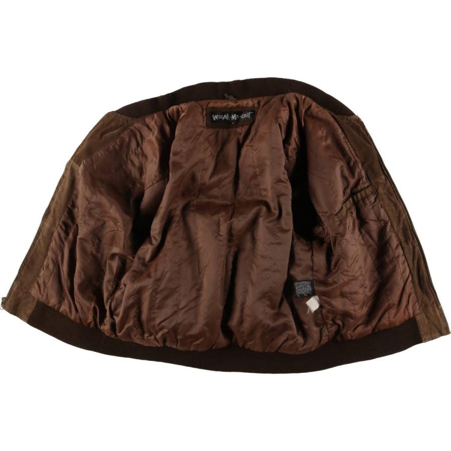 古着 WEAR ME OUT スエードレザーブルゾン メンズL相当 /eaa539895 