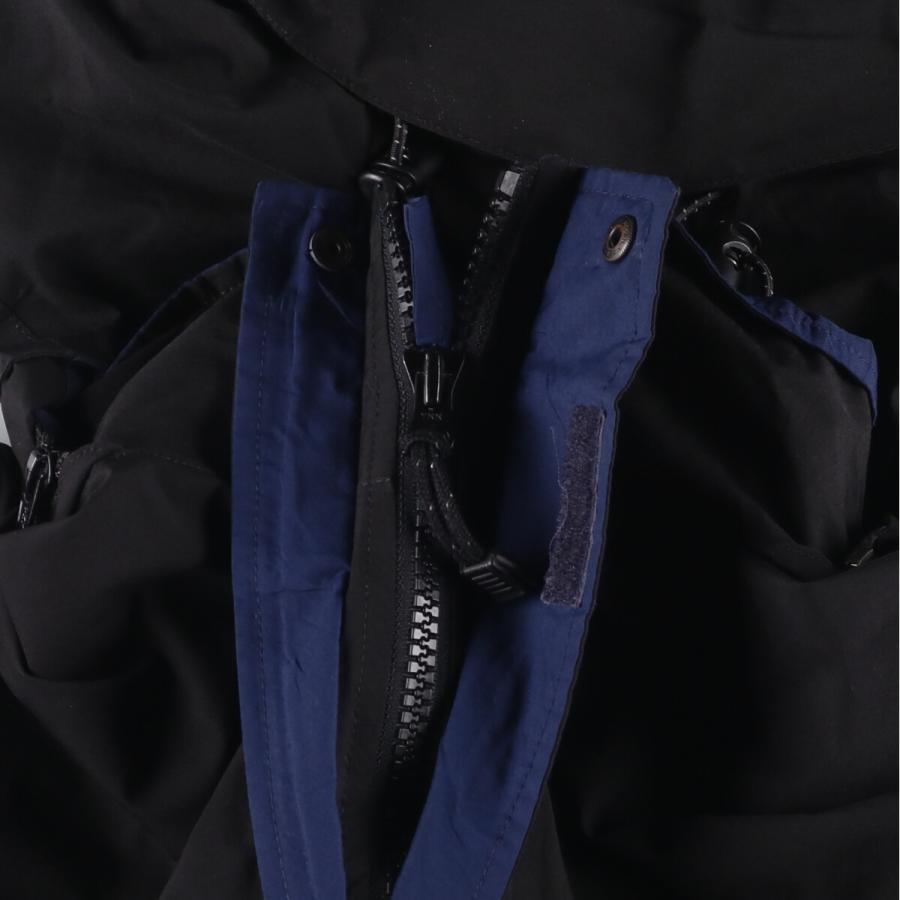 90s Eddie Bauer ブラックシェル モンスターパーカー ドローコード