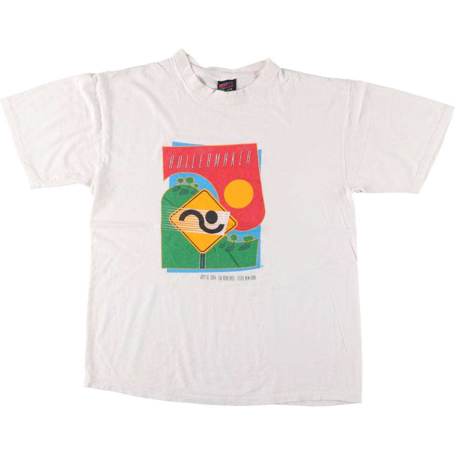 古着 90年代 ソフィー SOFFE'S プリントTシャツ USA製 メンズL