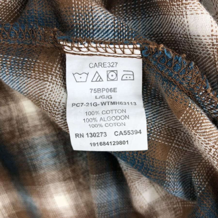 Wrangler（ラングラー） 古着 オンブレチェック ウエスタンネル