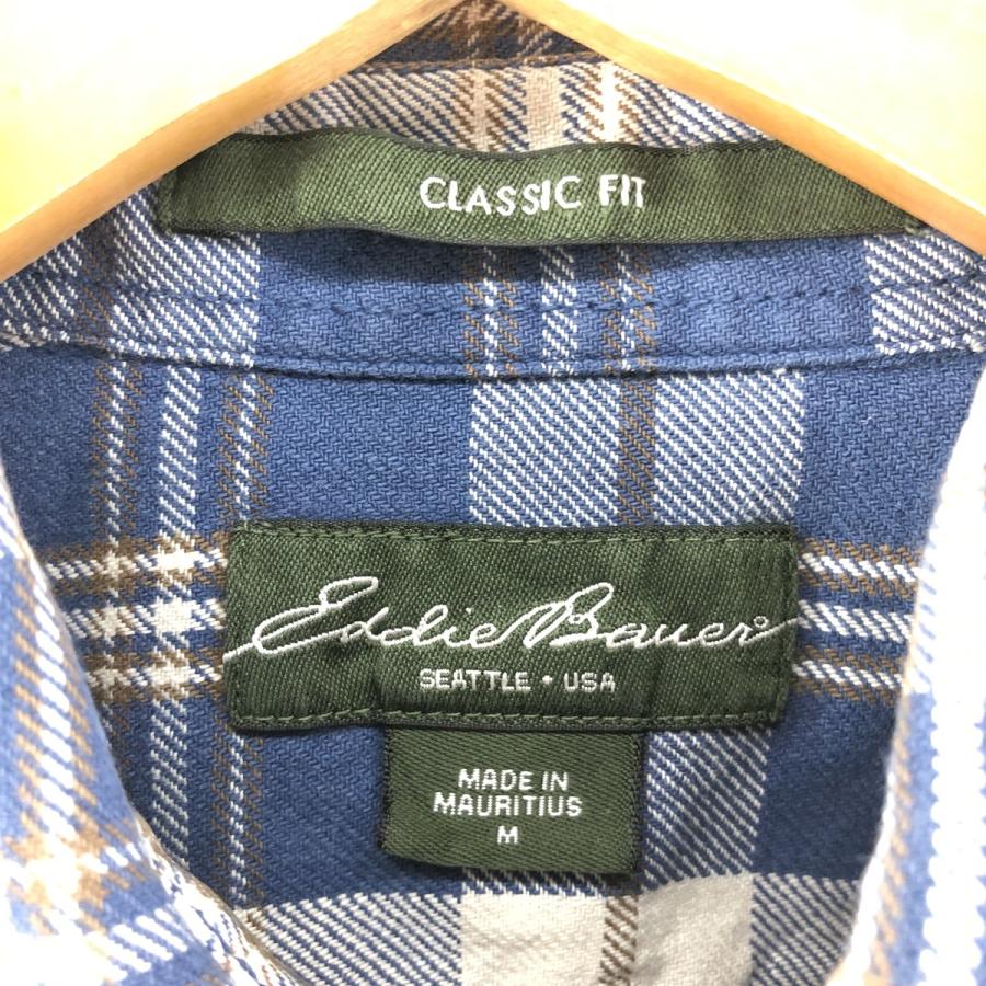 古着 エディーバウアー Eddie Bauer CLASSIC FIT 長袖 フランネルチェックシャツ メンズS相当/eaa613270 00年代 Eddie Bauer エディーバウアー 長袖 フランネルチェックシャツ