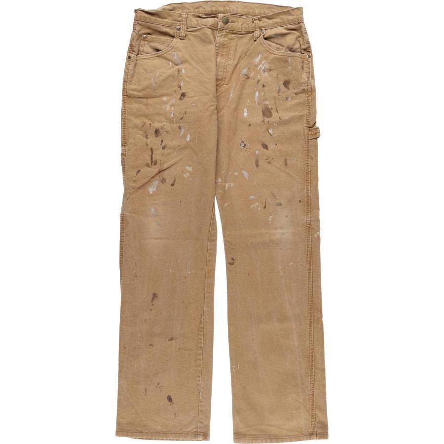 ディッキーズ　ペインター　w34相当　dickies Dickies（ディッキーズ） 古着 ペイント ダックペインターパンツ