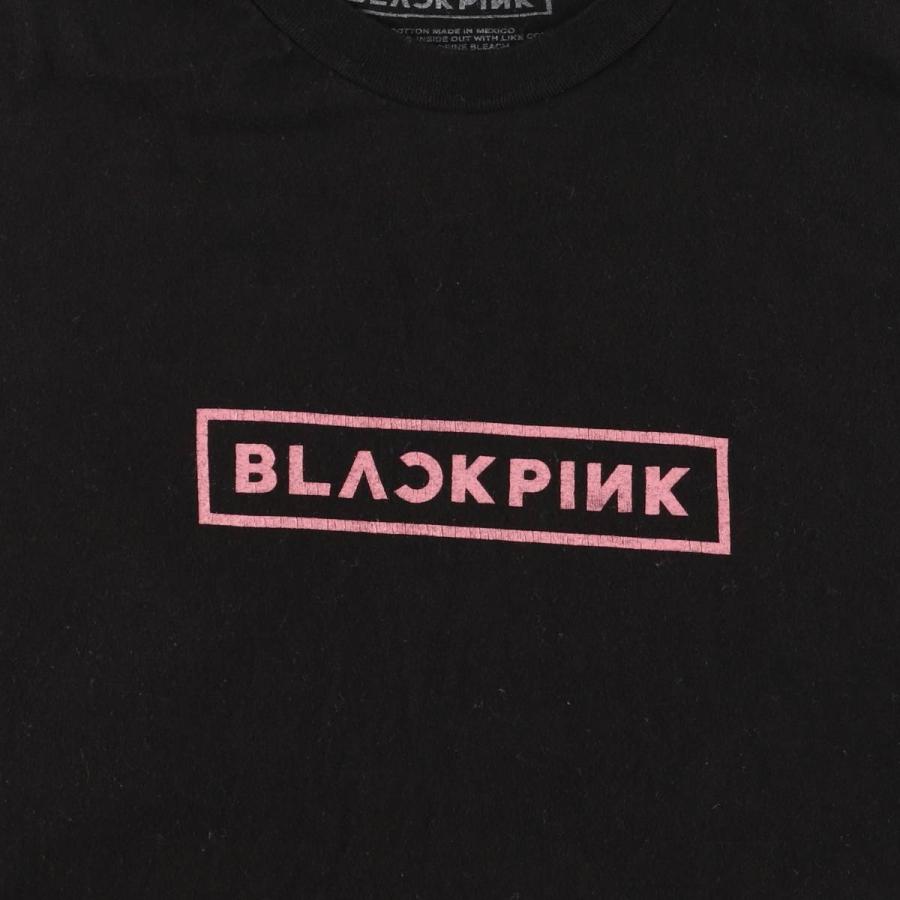 古着 BLACKPINK ブラックピンク バンドTシャツ バンT レディースM相当