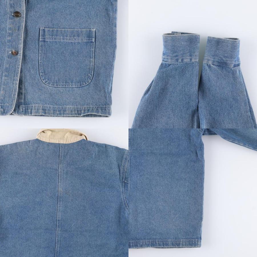 古着 NORTHWEST BLUE デニムカバーオール レディースM相当 ヴィンテージ /eaa541454 古着 NORTHWEST BLUE デニムカバーオール レディースM相当