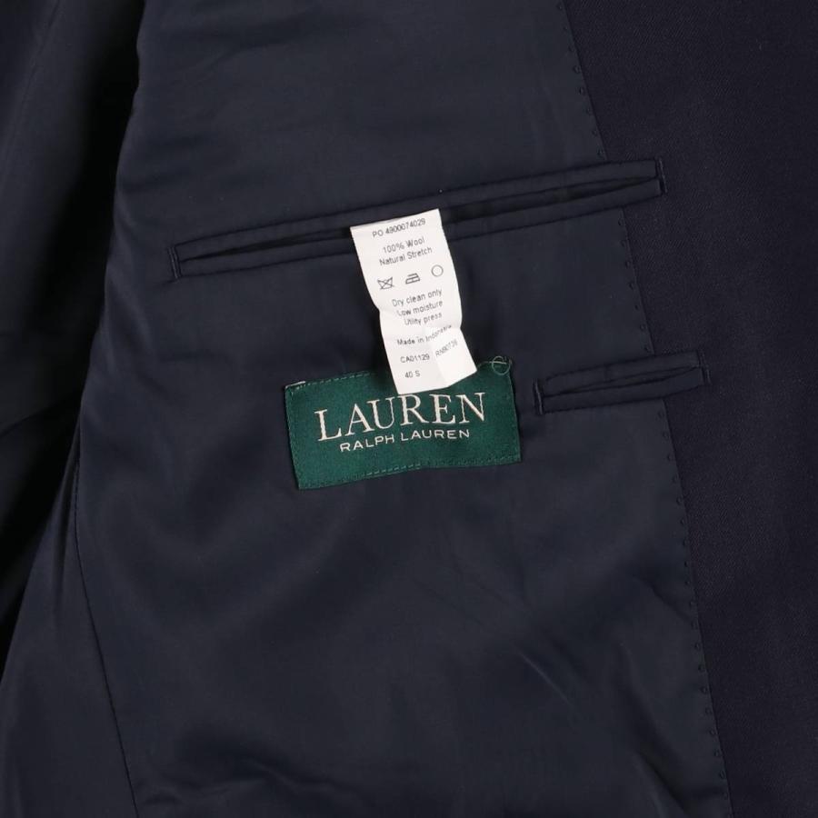 古着 ラルフローレン Ralph Lauren LAUREN ローレン 紺ブレザー