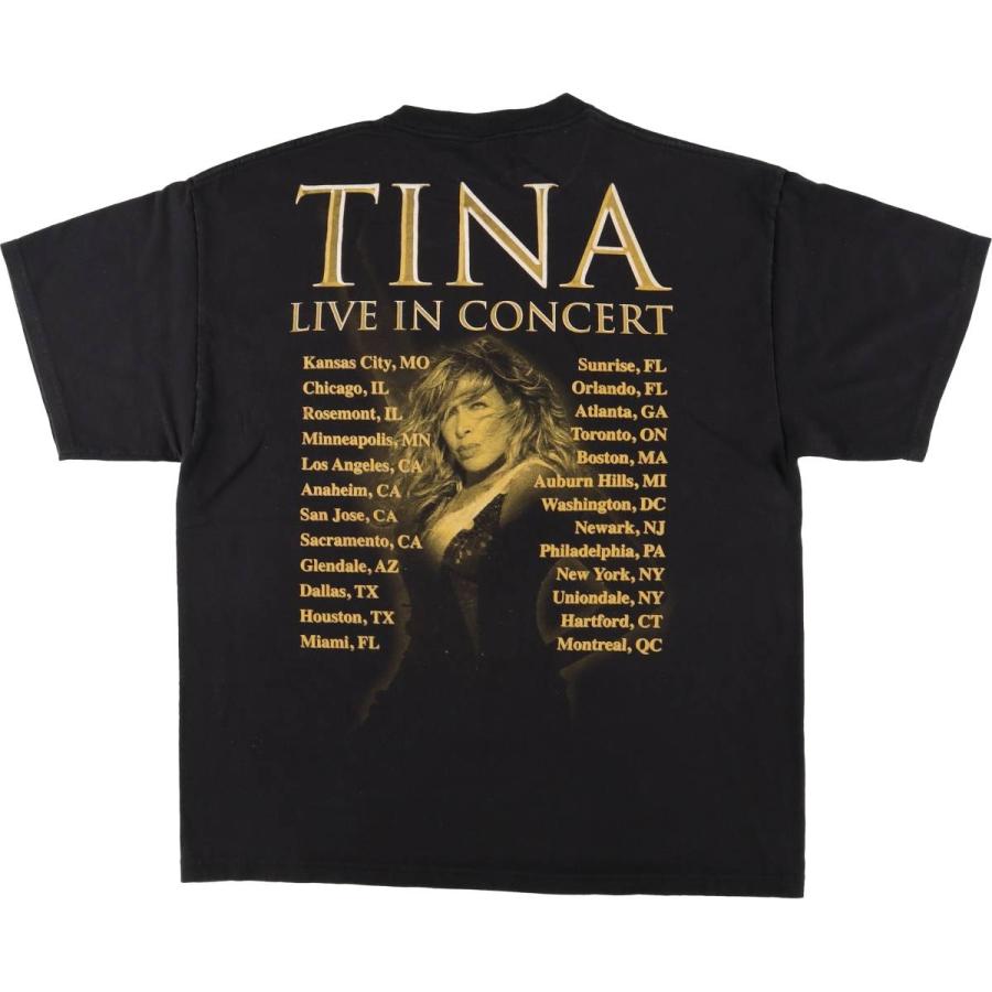 00s Tina Turner ティナターナー Tシャツ ティナ・ターナーのシャツ、1987年のコンサートツアーTシャツの