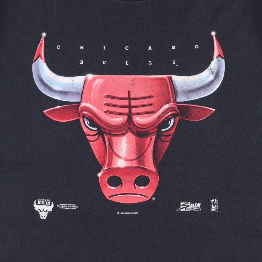 レア 90s シカゴブルズ CHICAGO BULLS SALEM Tシャツ 古着 90年代 SALEM SPORT WEAR NBA CHICAGOBULLS シカゴブルズ