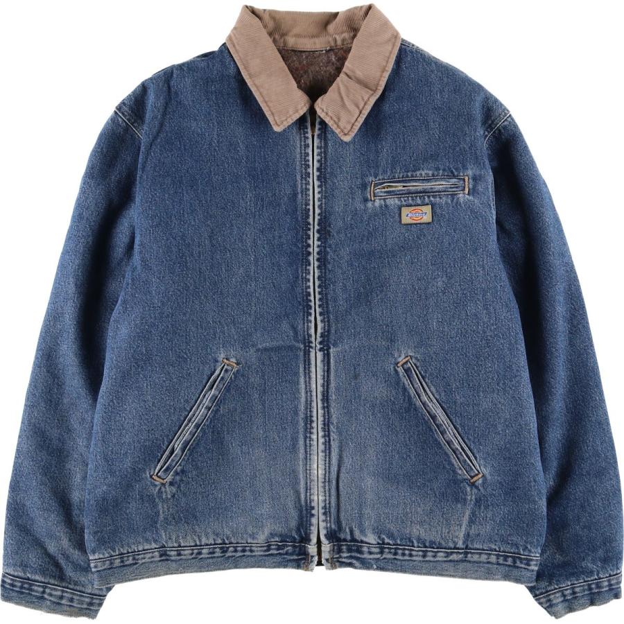 Dickies 古着 ディッキーズ デニムジップアップジャケット