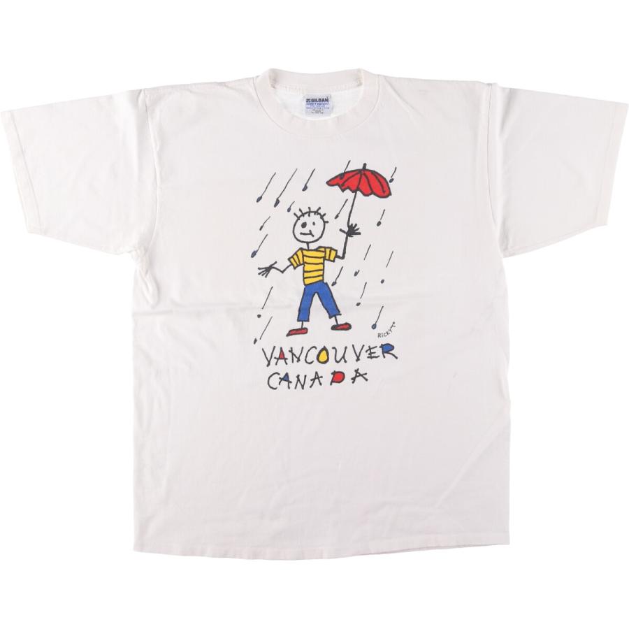 GILDAN 古着 90年代 ギルダン プリントTシャツ カナダ製 メンズXL相当 