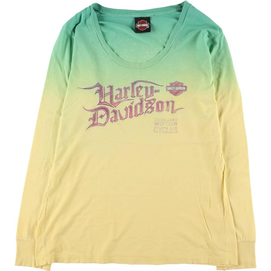 Harley Davidson - 古着 ハーレーダビッドソン Harley-Davidson ロングTシャツ ロンT レディースXL相当 /eaa543068 古着 ハーレーダビッドソン Harley-Davidson ロングTシャツ ロン