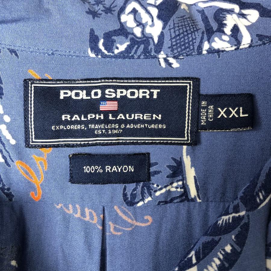 古着 90年代 ラルフローレン Ralph Lauren ポロスポーツ レーヨン