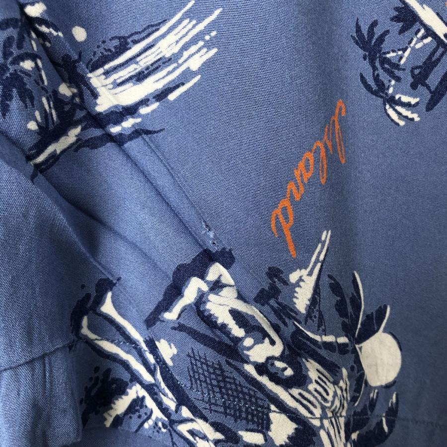 ラルフローレン　アロハシャツ　L ASHLEY 古着 90年代 ラルフローレン Ralph Lauren ポロスポーツ レーヨン