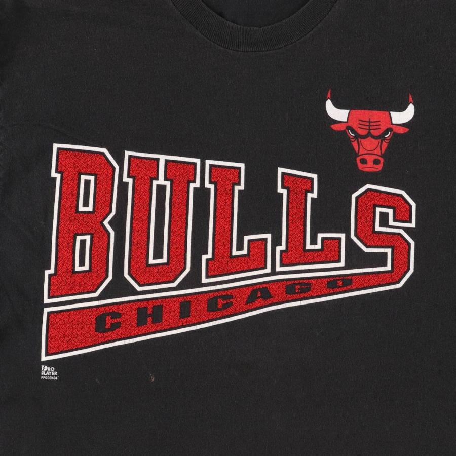 古着 90年代 PRO PLAYER NBA CHICAGOBULLS シカゴブルズ ロゴTシャツ 