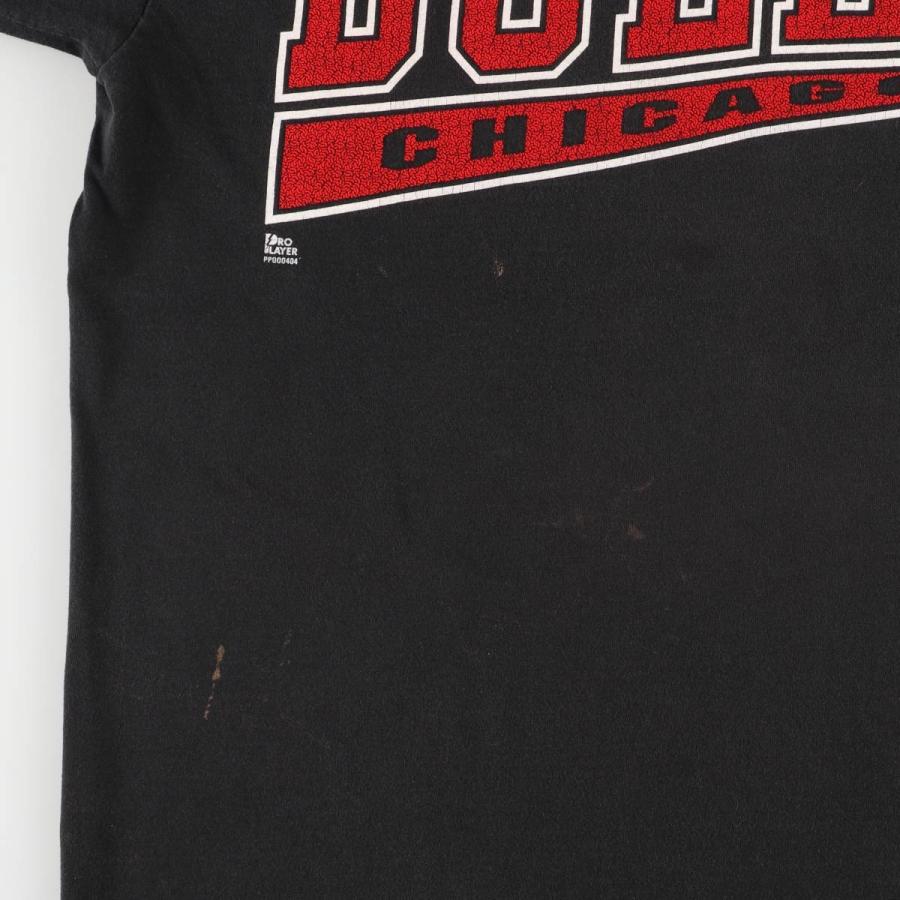 古着 90年代 PRO PLAYER NBA CHICAGOBULLS シカゴブルズ ロゴTシャツ 