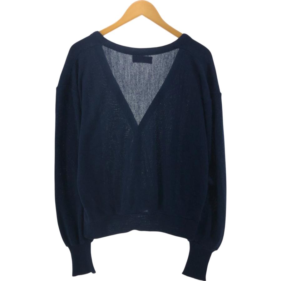 ヴィンテージ　jantzen アクリルカーディガン 美品 90's USA製 JANTZEN アクリル カーディガン 紺系 XL