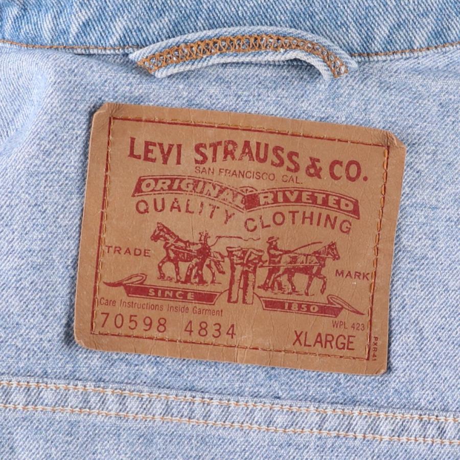 Levi's 古着 90年代 リーバイス 70598-4834 デカパッチ デニム