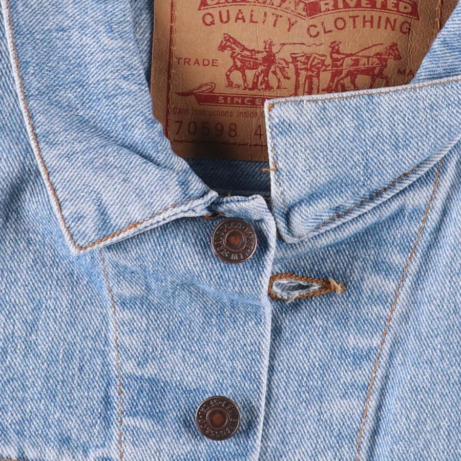[希少]リーバイス デニムジャケット　Gジャン　70598 4834 Levi's 古着 90年代 リーバイス 70598-4834 デカパッチ デニム