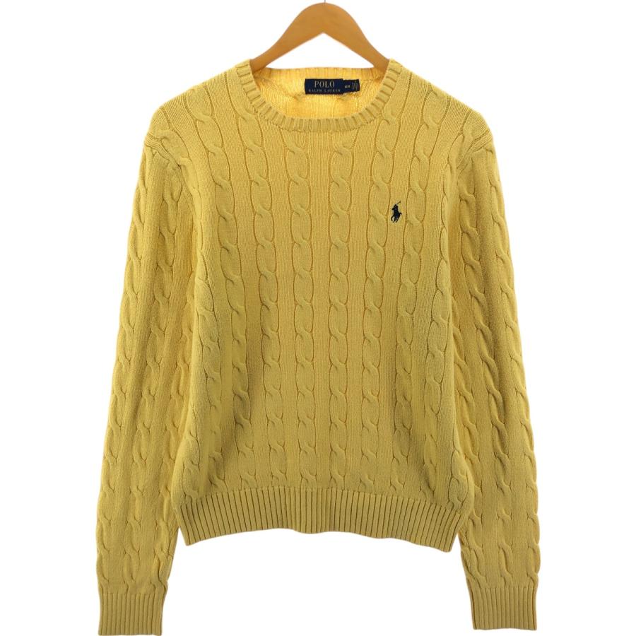 古着 ラルフローレン Ralph Lauren POLO RALPH LAUREN ケーブル編み