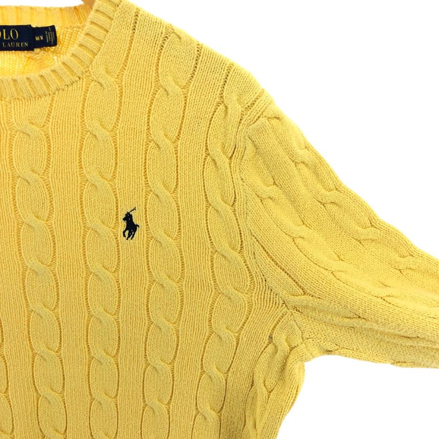 【新品未使用】RALPHLAUREN　編み込み柄　コットン、ニット セーター 古着 ラルフローレン Ralph Lauren POLO RALPH LAUREN ケーブル
