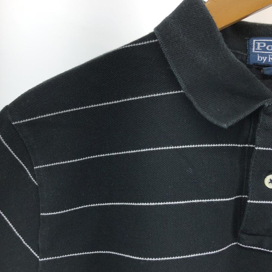 古着 ラルフローレン Ralph Lauren POLO by CUSTOM FIT 半袖 ボーダー