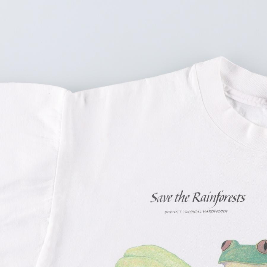 90s Jim Morris フロッグ カエル 両面 プリント Tシャツ 古着 90s Jim Morris フロッグ カエル 両面 プリント Tシャツ 古着