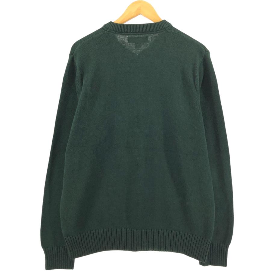 Eddie Bauer（エディーバウアー） 古着 ヘンリーネック コットンニット 