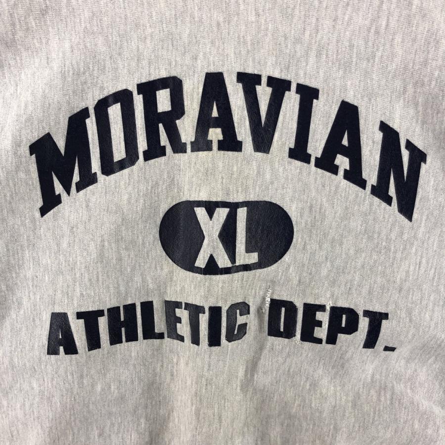 リバースウィーブ 刺繍タグ カレッジ XL USA製　匿名配送　送料無料 Champion（チャンピオン） 古着 リバースウィーブ 刺繍タグ 3連