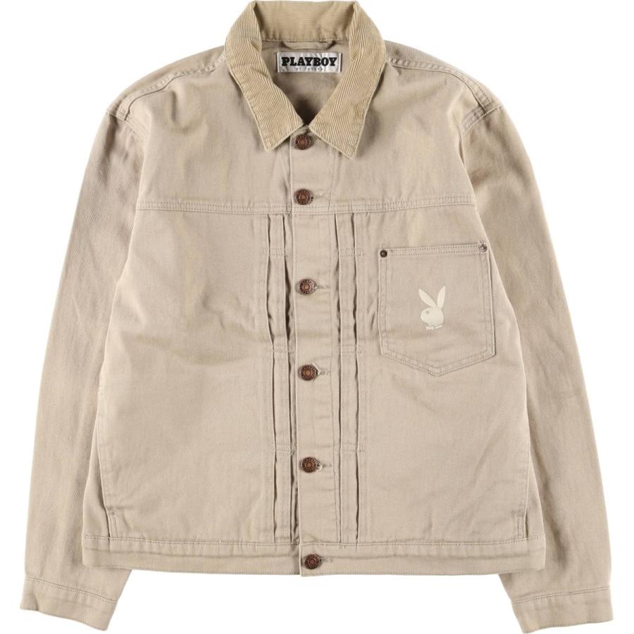 古着 PACSUN PLAYBOY プレイボーイ バックプリント コットンジャケット