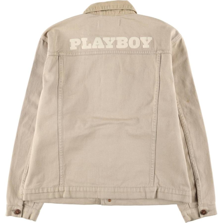 古着 PACSUN PLAYBOY プレイボーイ バックプリント コットンジャケット