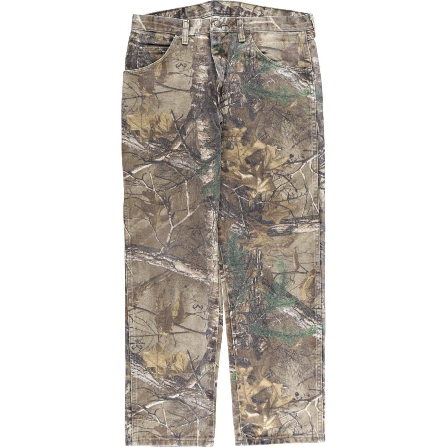 古着 ラングラー Wrangler PRO GEAR 迷彩柄 リアルツリーカモ テーパードデニムパンツ メンズw34相当/eaa545151 Wrangler（ラングラー） 古着 Wrangler PRO GEAR 迷彩柄 リアルツリー
