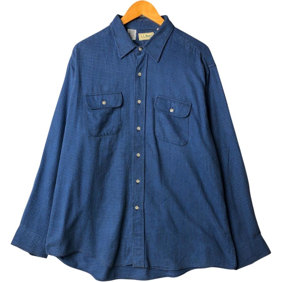 L.L.Bean（エルエルビーン） 古着 80年代 ギンガムチェック 長袖