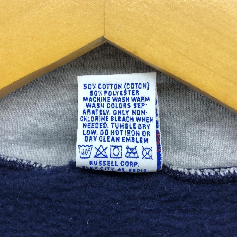 古着 ラッセル Russell ハーフジップスウェットシャツ トレーナー USA