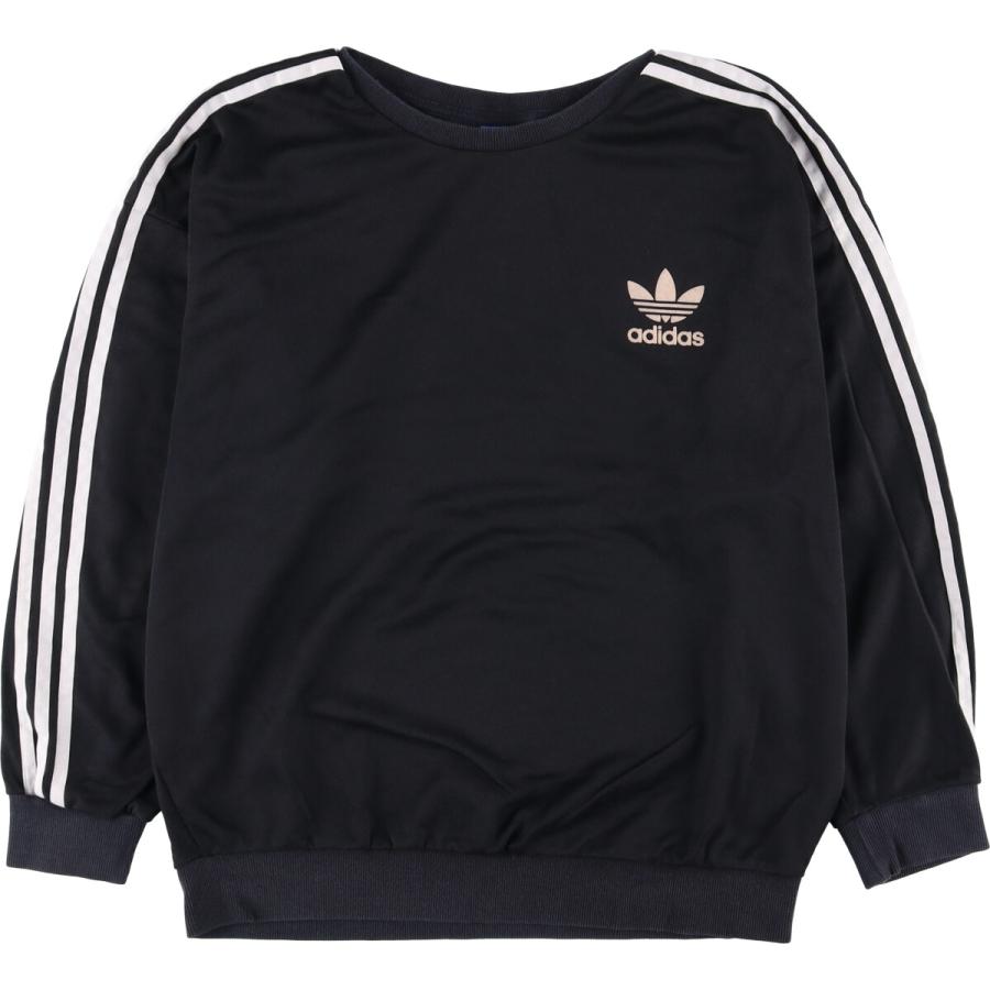 adidas 古着 アディダス ワンポイントロゴスウェットシャツ
