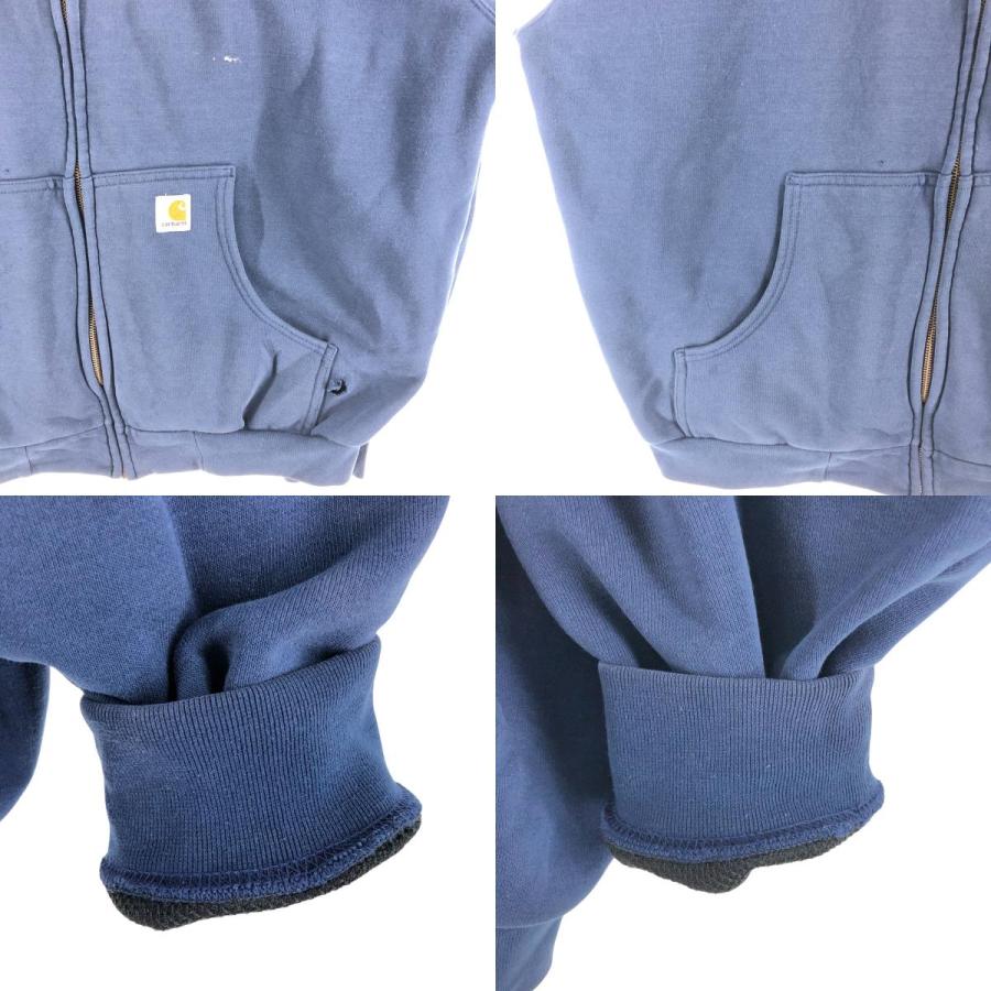 カーハート Carhartt スウェットフルジップパーカー　メキシコ製　XL 古着 カーハート Carhartt スウェットフルジップパーカー メンズ