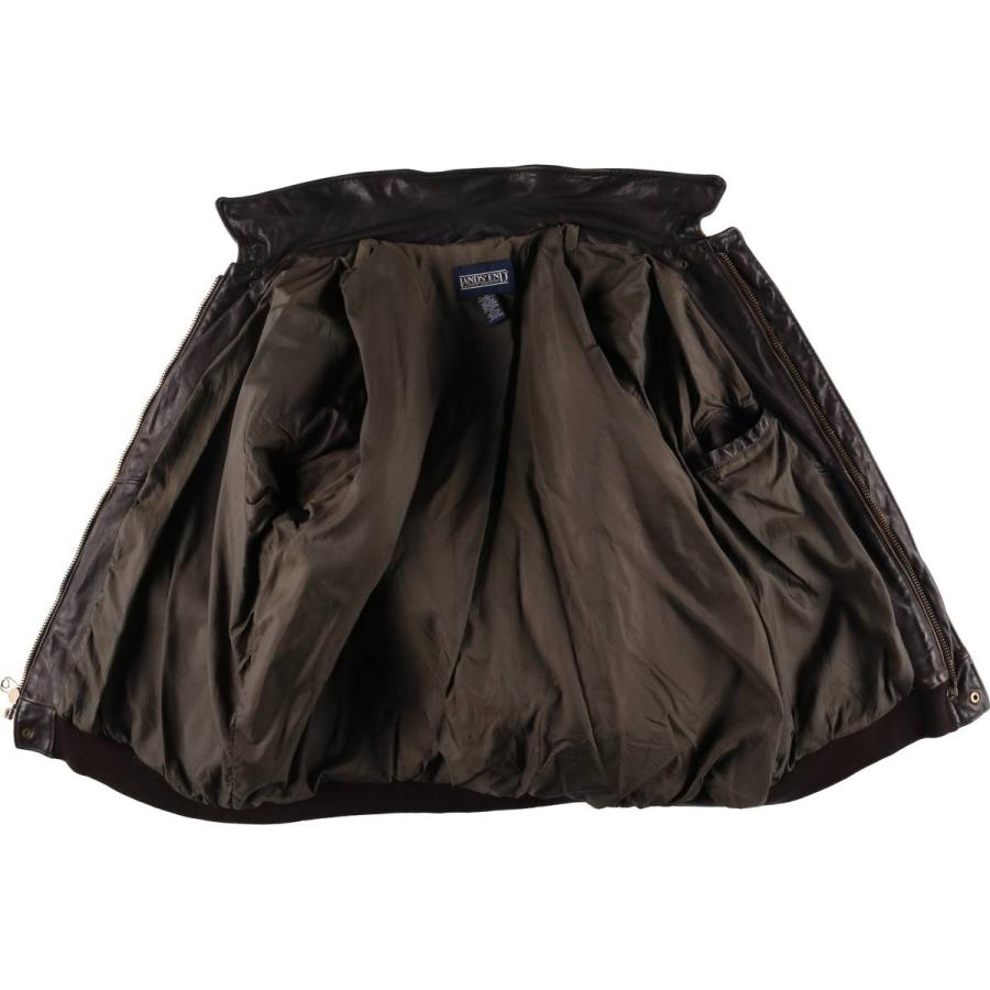 古着 90年代 ランズエンド LANDS' END A-2タイプ レザーフライト