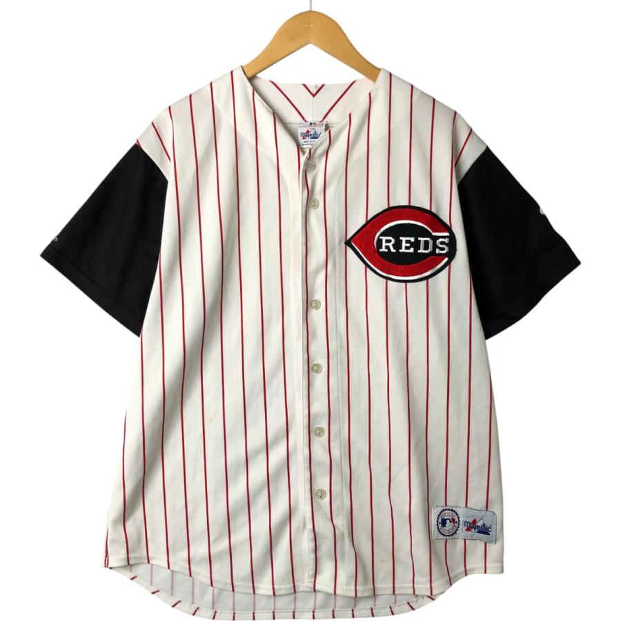 Majestic シンシナティー レッズ USA製 90s~00s ゲームシャツ