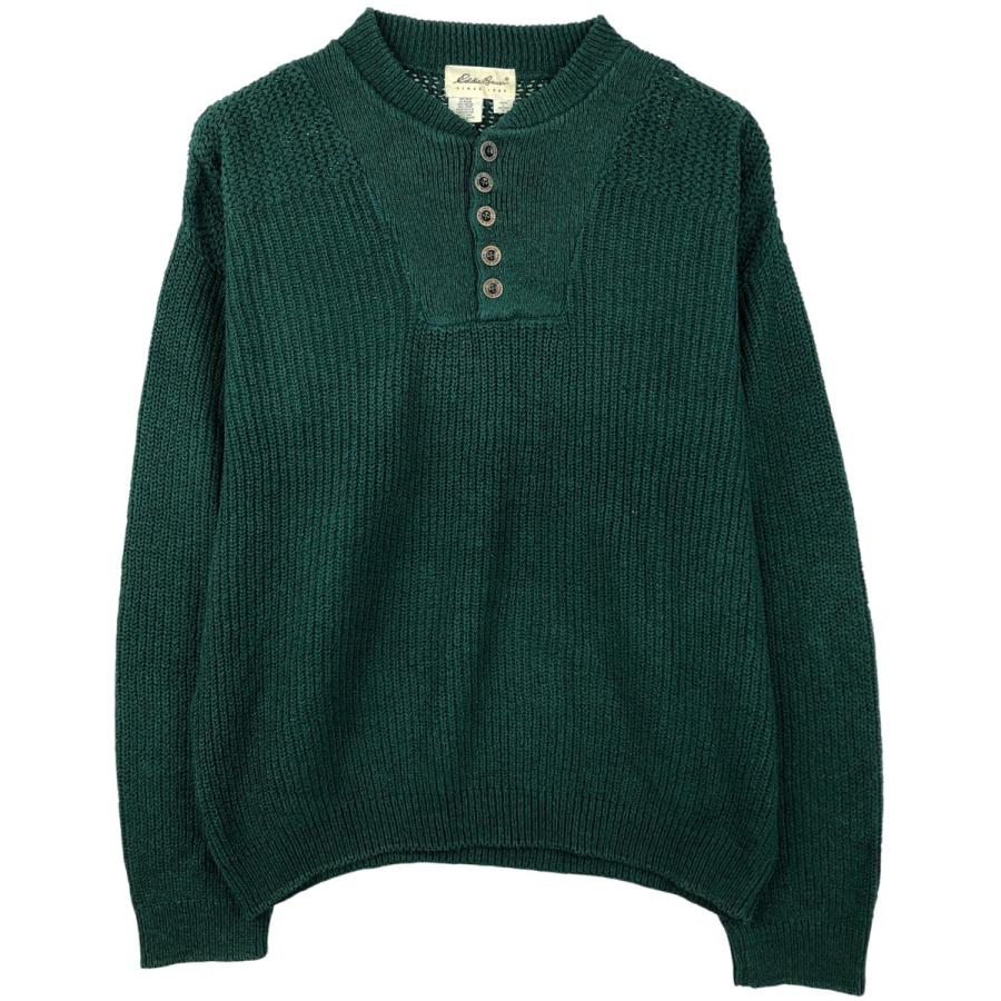 Eddie Bauer（エディーバウアー） 古着 ~00年代 ヘンリーネック リブ