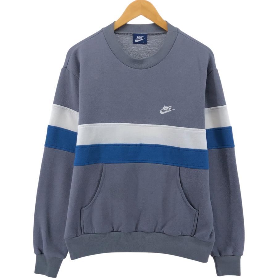 USA製 80s 古着 NIKE ナイキ スウェット フロントロゴ シャツ 古着 ナイキ NIKE ロゴスウェットシャツ トレーナー USA製