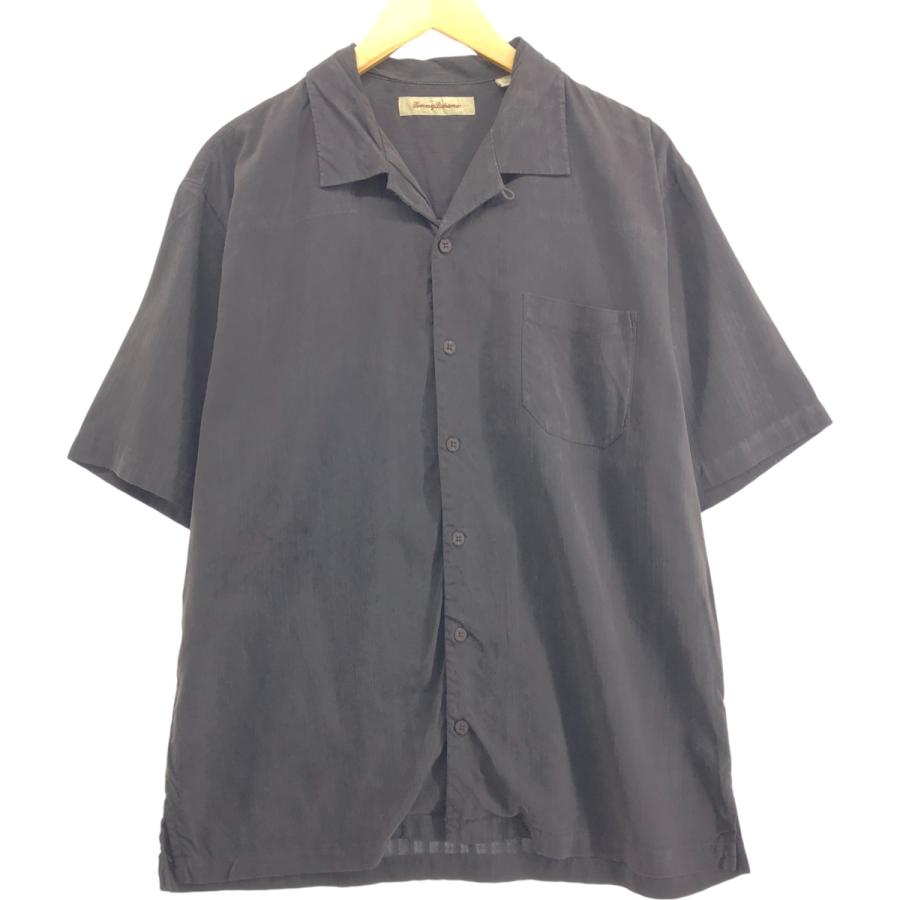 古着 90年代 トミーバハマ Tommy Bahama 半袖 シルクシャツ