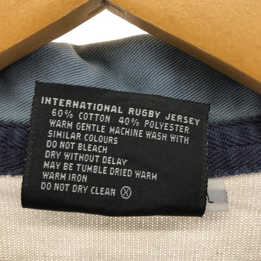 古着 90年代 カンタベリー CANTERBURY ボーダー柄 長袖 ラガー