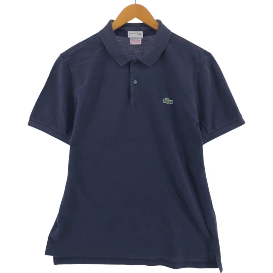 未使用　LACOSTE　ラコステ　正規品　ポロシャツ　半袖　メンズ　ブルー　XL 142686571_o6.jpg?