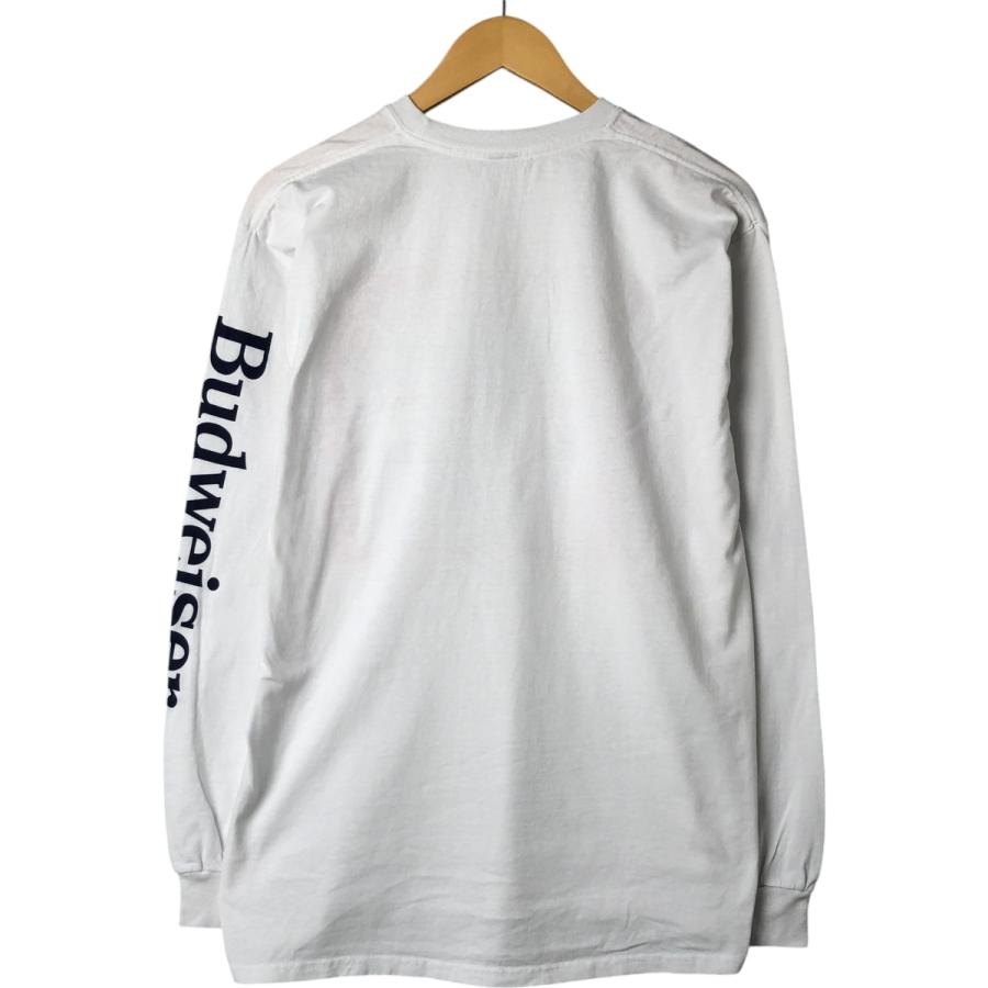 BUDWEISER バドワイザー アドバタイジング Tシャツ 長袖 ロンT 古着 BUDWEISER バドワイザー アドバタイジング ロングTシャツ ロンT