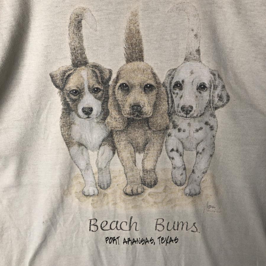 FRUIT OF THE LOOM 古着 90年代 フルーツオブザルーム 犬柄 アニマルT  